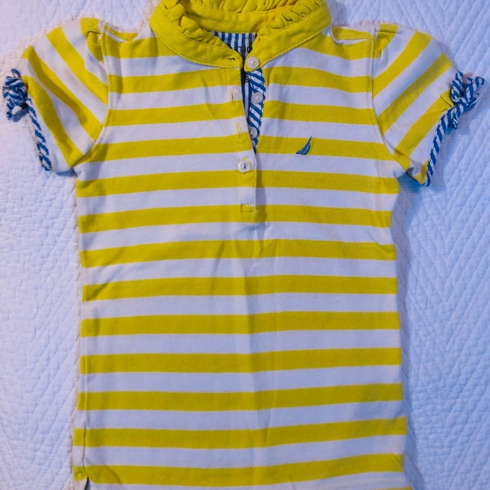 Girls Nautical Short Sleeve PoloShirt